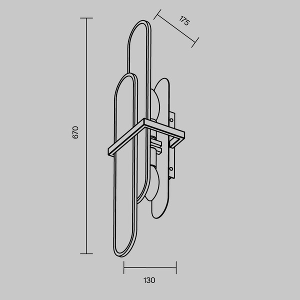 Изображение товара Бра Maytoni Modern MOD099WL-02G1
