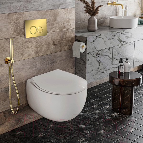 Изображение товара Унитаз подвесной с инсталляцией Roxen StounFix Dual Fresh 968031