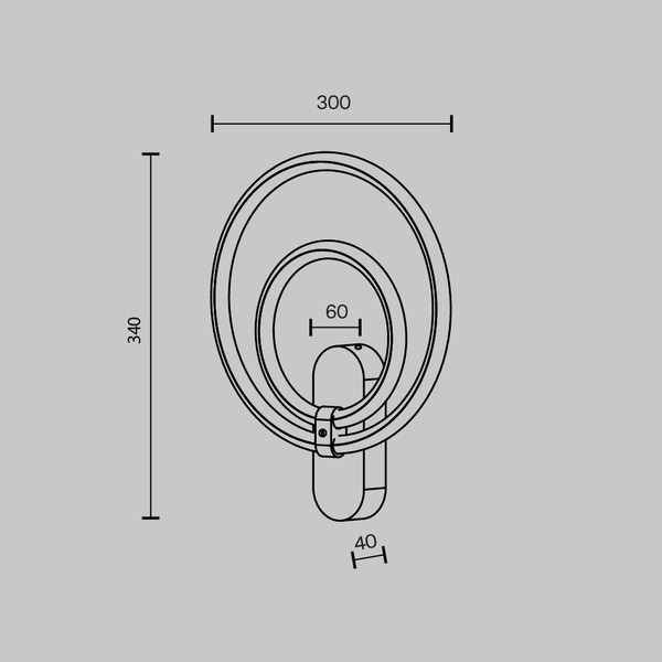 Изображение товара Бра Maytoni Modern MOD357WL-L16BS3K