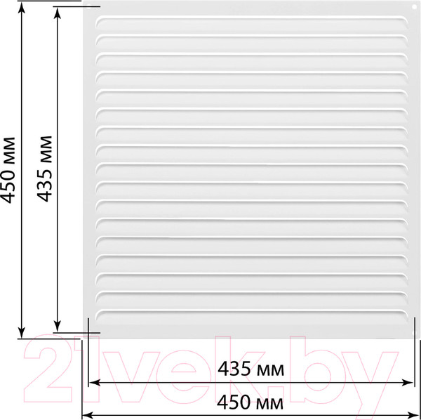 Изображение товара Решетка вентиляционная TDM SQ1807-0739