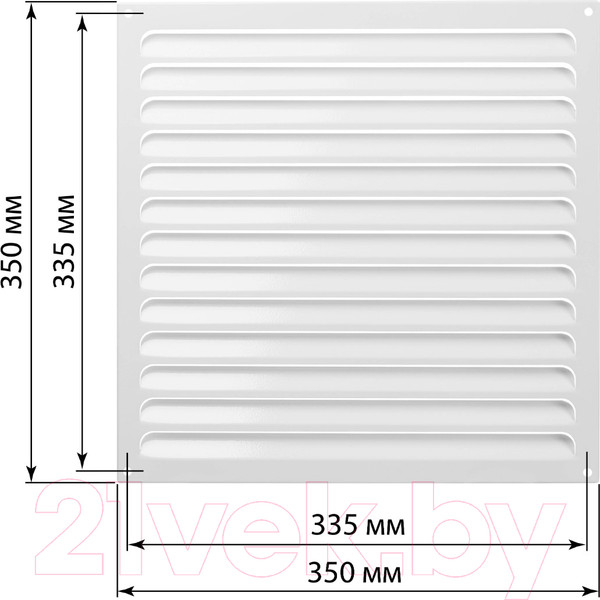 Изображение товара Решетка вентиляционная TDM SQ1807-0733