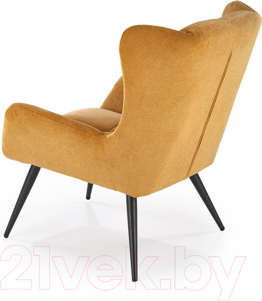 Изображение товара Кресло мягкое Halmar Byron (горчичный/черный)