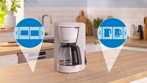 Изображение товара Капельная кофеварка Bosch TKA2M111