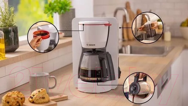 Изображение товара Капельная кофеварка Bosch TKA2M111