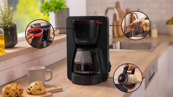 Изображение товара Капельная кофеварка Bosch TKA2M113
