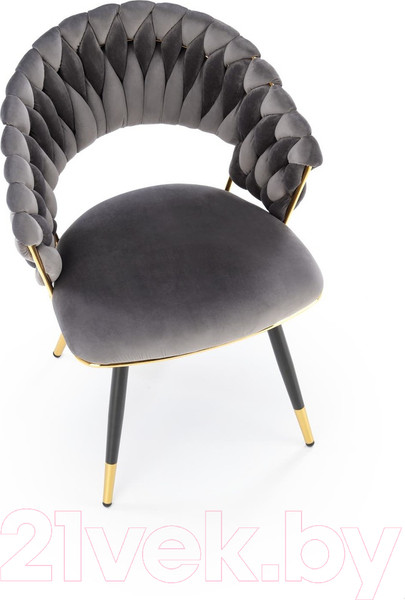 Изображение товара Стул Halmar K551 (серый/черный/золотистый)