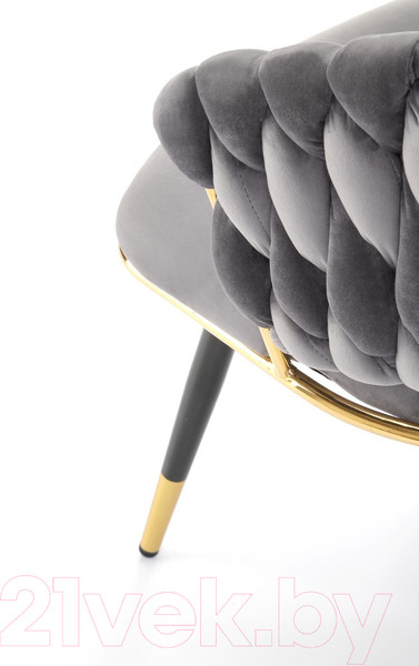 Изображение товара Стул Halmar K551 (серый/черный/золотистый)