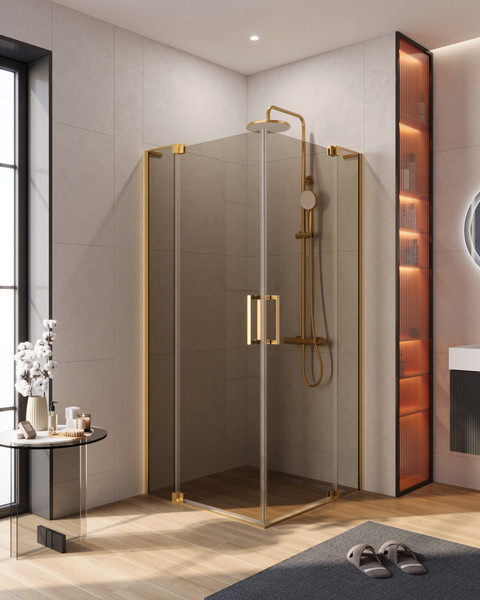 Изображение товара Душевой уголок Cezares SLIDER-A-2-80/90-BR-BORO