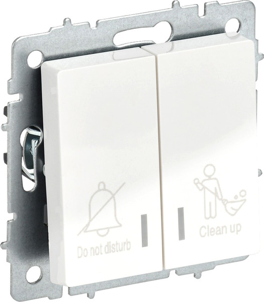 Изображение товара Выключатель IEK Brite BR-V20-2-10-K01 (белый)