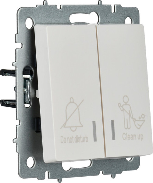 Изображение товара Выключатель IEK Brite BR-V20-2-10-K01 (белый)