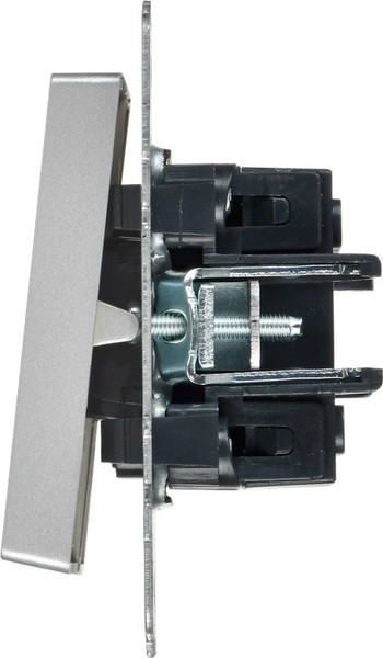 Изображение товара Выключатель IEK Brite BR-V20-2-10-K47 (алюминий)