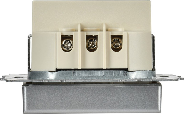 Изображение товара Выключатель IEK Brite BR-V11-0-10-K47 (алюминий)