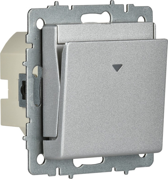 Изображение товара Выключатель IEK Brite BR-V11-0-10-K47 (алюминий)