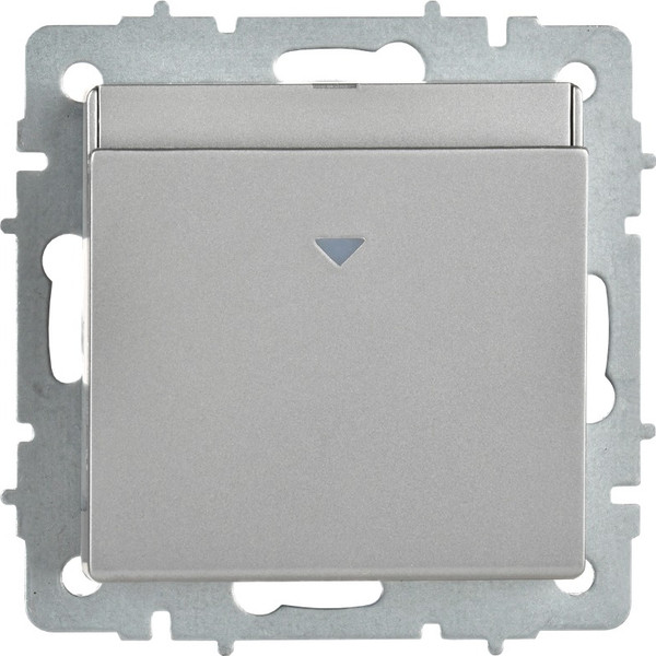 Изображение товара Выключатель IEK Brite BR-V11-0-10-K47 (алюминий)