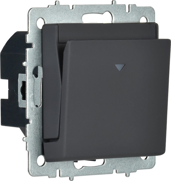 Изображение товара Выключатель IEK Brite BR-V11-0-10-K53 (графит)