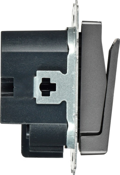 Изображение товара Выключатель IEK Brite BR-V11-0-10-K46 (сталь)