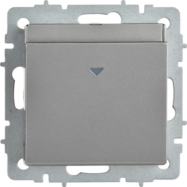 Изображение товара Выключатель IEK Brite BR-V11-0-10-K46 (сталь)