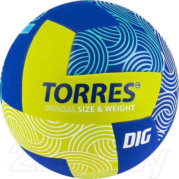 Изображение товара Мяч волейбольный Torres Dig / V22345 (размер 5)
