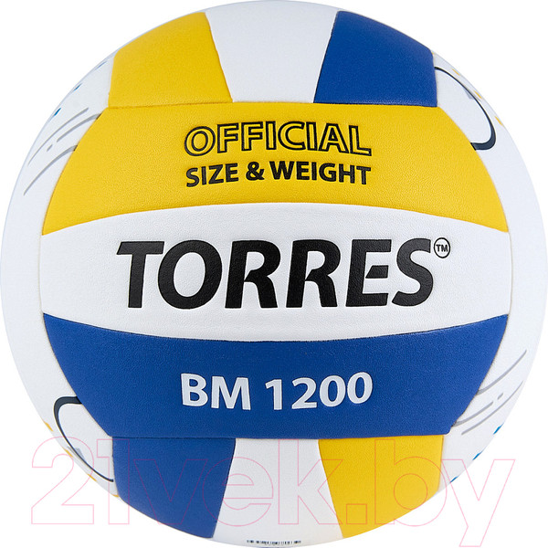 Изображение товара Мяч волейбольный Torres BM1200 / V42335 (размер 5)