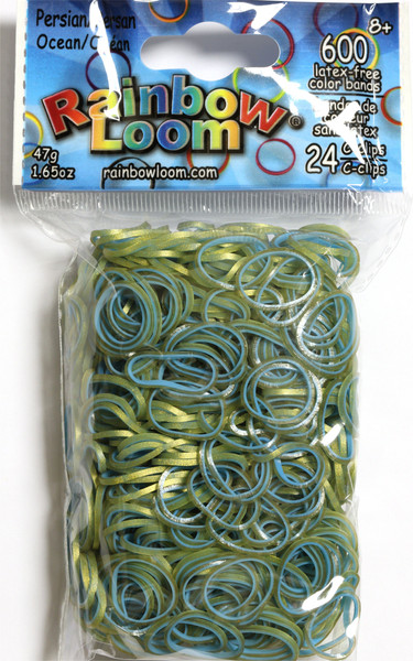 Изображение товара Набор для плетения Rainbow Loom Набор резинок / BW0019 (голубой)