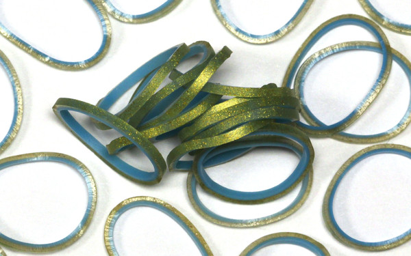 Изображение товара Набор для плетения Rainbow Loom Набор резинок / BW0019 (голубой)