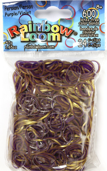 Изображение товара Набор для плетения Rainbow Loom Набор резинок / BW0022 (фиолетовый)