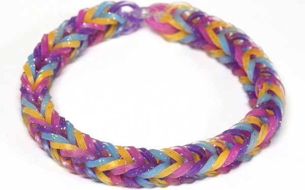 Изображение товара Набор для плетения Rainbow Loom Набор резинок / BW0035 (пастельно розовый)