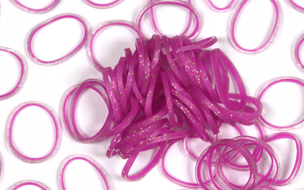 Изображение товара Набор для плетения Rainbow Loom Набор резинок / BW0035 (пастельно розовый)