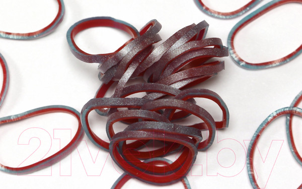 Изображение товара Набор для плетения Rainbow Loom Набор резинок / BW0062 (красный)