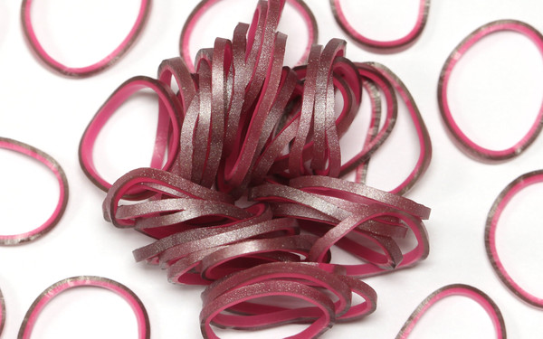 Изображение товара Набор для плетения Rainbow Loom Набор резинок / BW0066 (фуксия)