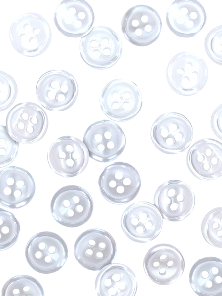 Изображение товара Набор пуговиц Sentex ST1-10/4 (50шт, белый перламутр)