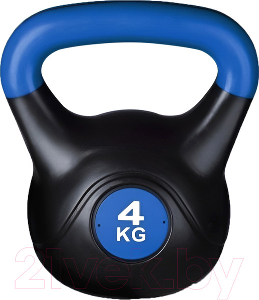 Изображение товара Гиря Indigo Sport IN125 (4кг, черный/синий)