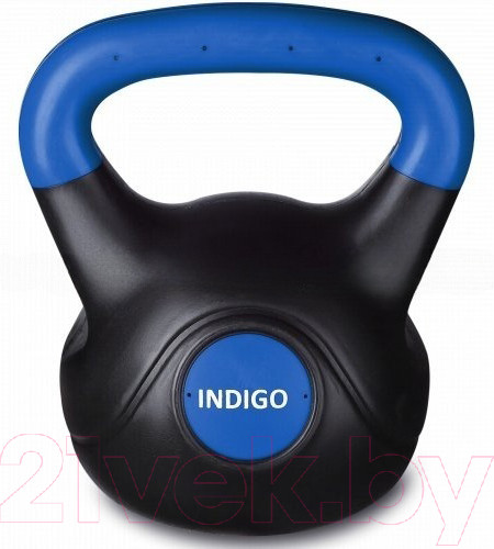 Изображение товара Гиря Indigo Sport IN125 (4кг, черный/синий)