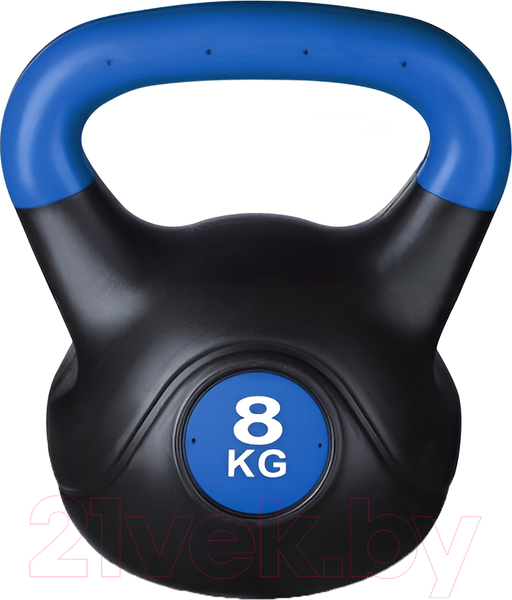 Изображение товара Гиря Indigo Sport IN125 (8кг, черный/синий)