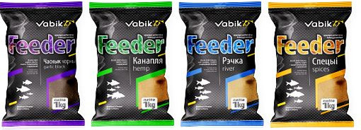 Изображение товара Прикормка рыболовная Vabik Feeder Чеснок черный (1кг)