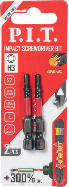 Изображение товара Набор бит P.I.T ASDR01-50H3 (2шт)