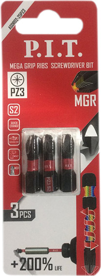 Изображение товара Набор бит P.I.T ASDR02-25PZ3 (3шт)