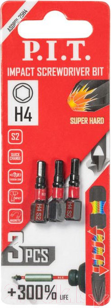 Изображение товара Набор бит P.I.T ASDR01-25H4 (3шт)