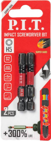 Изображение товара Набор бит P.I.T ASDR01-50H5 (2шт)