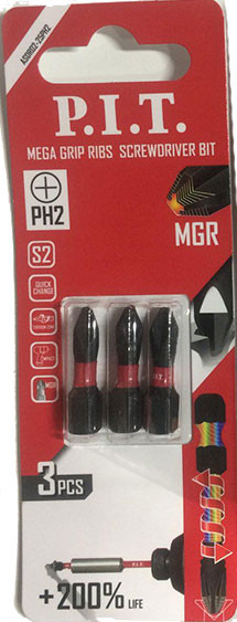 Изображение товара Набор бит P.I.T ASDR02-25PH2 (3шт)