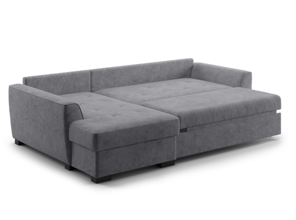 Изображение товара Диван угловой Mio Tesoro Като 33 Левый (Germes Grafit)