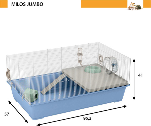 Изображение товара Клетка для грызунов Ferplast Milos Jumbo / 57010917