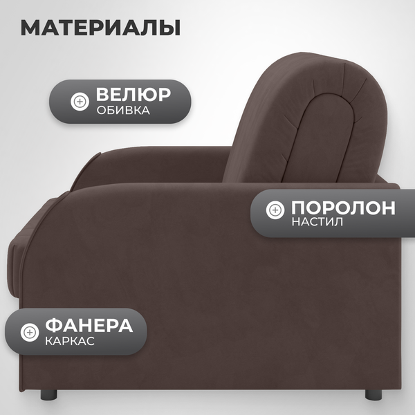 Изображение товара Кресло-кровать Mio Tesoro Турин 053 АТС80 (Velutto 23)