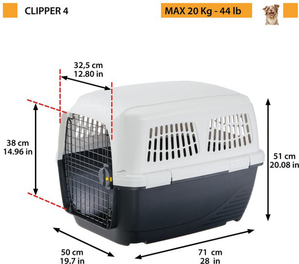 Изображение товара Переноска для животных Ferplast Clipper 4 Plus / 73124021