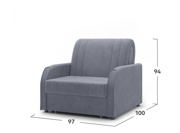 Изображение товара Кресло-кровать Mio Tesoro Турин 053 АТС80 (Velutto 32)