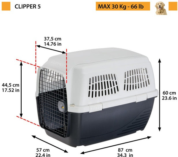 Изображение товара Переноска для животных Ferplast Clipper 5 Plus / 73125021