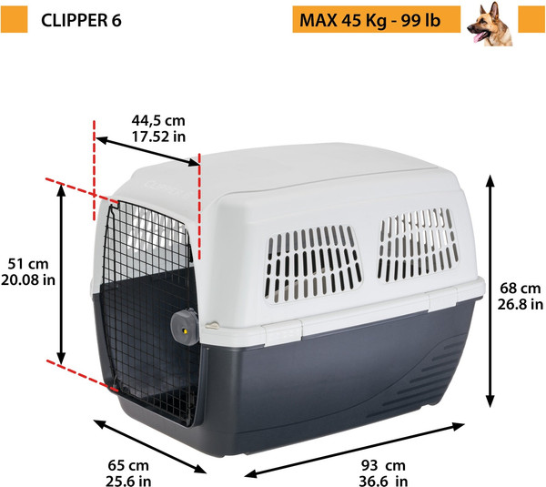 Изображение товара Переноска для животных Ferplast Clipper 6 Plus / 73126021