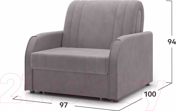 Изображение товара Кресло-кровать Mio Tesoro Турин 053 АТС80 (Velutto 08)