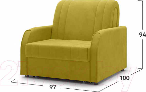 Изображение товара Кресло-кровать Mio Tesoro Турин 053 АТС80 (Velutto 28)