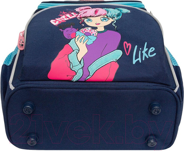 Изображение товара Школьный рюкзак Grizzly RAm-484-6 (синий)